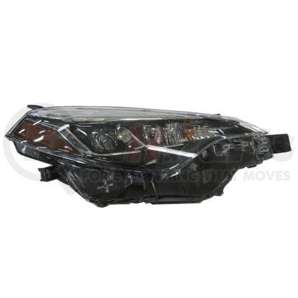 DEPO 312-11AKR-AS2 Headlight, RH, Assembly, Multi-LED, with LED Accent, Composite