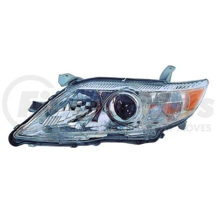 DEPO 312-11B5L-AC1 Headlight, LH, Chrome Housing, Clear Lens, with Projector, CAPA Certified