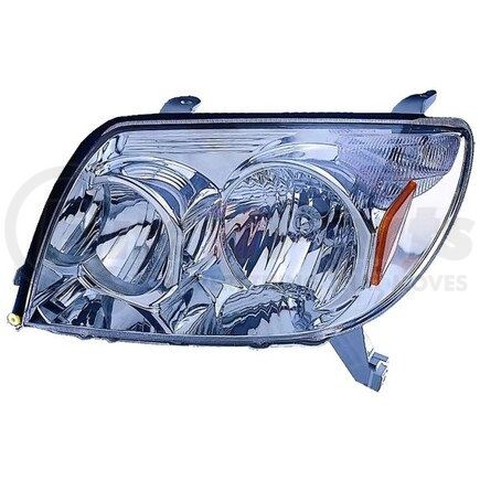 DEPO 312-1165L-US Headlight, LH, Assembly, with Parking/Marker Lamp, with Bright Bezel, Composite