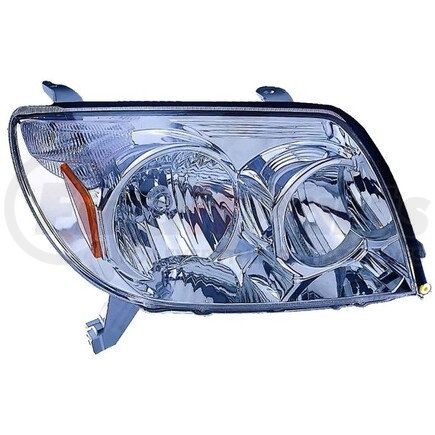 DEPO 312-1165R-US Headlight, RH, Assembly, with Parking/Marker Lamp, with Bright Bezel, Composite