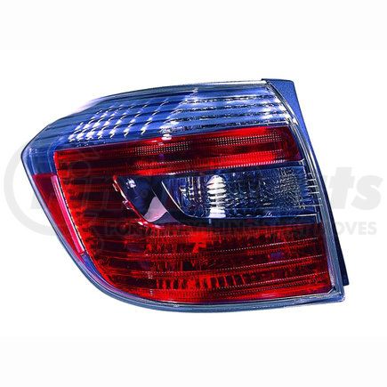 DEPO 312-1988L-US7C Tail Light Housing, LH, with Lens
