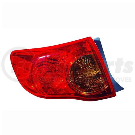 DEPO 312-1992L-AS Tail Light, LH, Assembly, Canada Built