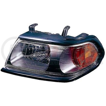 DEPO 314-1131R-AS2 Headlight, RH, Assembly, with Flat Black Bezel, Paint To Match, Composite