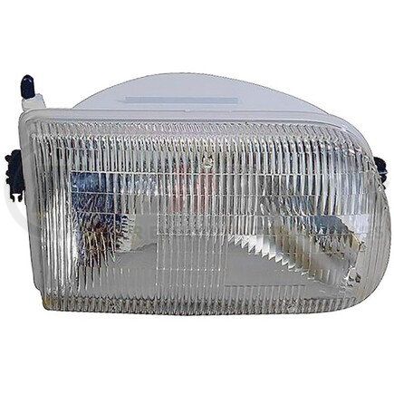 DEPO 316-1101L-AS Headlight, LH, Chrome Housing, Clear Lens
