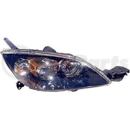 DEPO 316-1131R-UC Headlight, RH, Black Housing, Clear Lens, with Projector, CAPA Certified