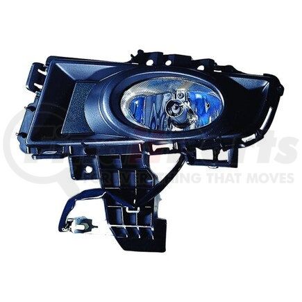 DEPO 316-2010L-AC Fog Light, LH, Assembly, Factory Installed, Chrome