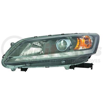 DEPO 317-1167L-ACN3 Headlight, LH, Black/Chrome Housing, Clear Lens, CAPA Certified