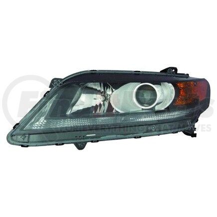 DEPO 317-1169L-ACN2 Headlight, LH, Black/Chrome Housing, Clear Lens, CAPA Certified