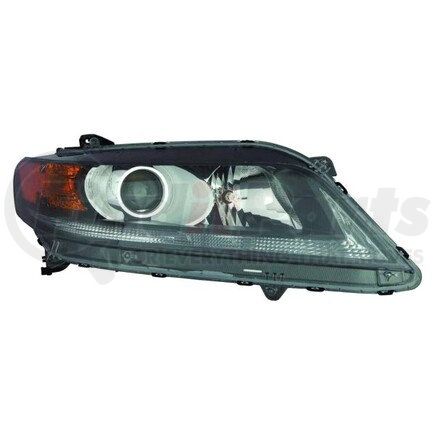 DEPO 317-1169R-ACN2 Headlight, RH, Black/Chrome Housing, Clear Lens, CAPA Certified