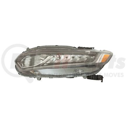 DEPO 317-1186L-AC2 Headlight, LH, Black Housing, Clear Lens, LED, CAPA Certified