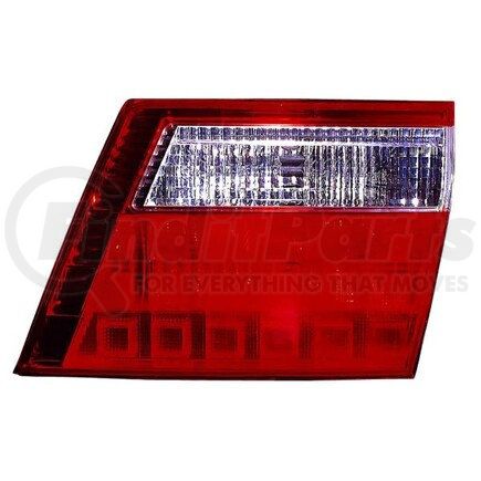 DEPO 317-1330R-AS Tail Light, RH, Inner, Trunk Lid Mounted, Chrome Housing, Red/Clear Lens