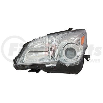 DEPO 324-1121L-US Headlight, LH, Chrome Housing, Clear Lens, with Projector