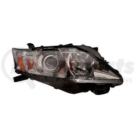 DEPO 324-1105R-AC7 Headlight, RH, Chrome Housing, Clear Lens, with Projector, CAPA Certified