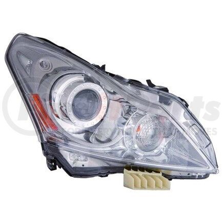 DEPO 325-1104R-ASH7 Headlight, RH, Chrome Housing, Clear Lens, with Projector