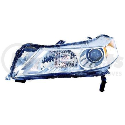 DEPO 327-1105L-USH6 Headlight, LH, Chrome Housing, Clear Lens, with Projector