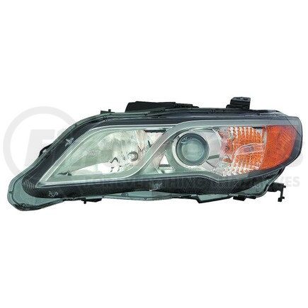 DEPO 327-1108L-AC2 Headlight, LH, Chrome Housing, Clear Lens, CAPA Certified