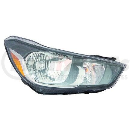DEPO 335-1191R-AS2 Headlight, RH, Assembly, Halogen, without Black Trim, Composite