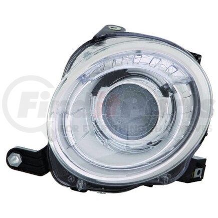 DEPO 361-1101L-AS Headlight, LH, Assembly, Type 1, without Black Trim, Composite