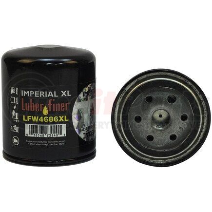 Luber-Finer LFW4686XL 4" Spin - on Oil Filter