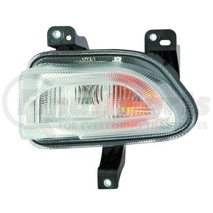 DEPO 333-1636L-AQ Parking/Turn Signal Light, Assembly, with Bulb