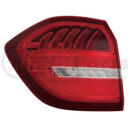 DEPO 340-1925L-AC Tail Light, Assembly, with Bulb, CAPA Certified