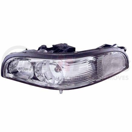 DEPO 336-1108L-AS Headlight, LH, Chrome Housing, Clear Lens