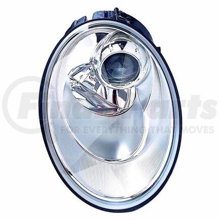 DEPO 341-1123R-AS Headlight, RH, Chrome Housing, Clear Lens, with Projector