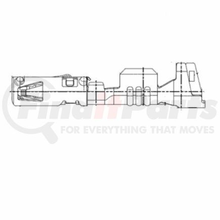 Freightliner 23-13211-547 Electrical Cables Terminals - Female, Cp1.5, 0.5-0.8(20-18)