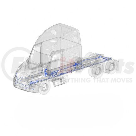 Freightliner S81-00213-511 Chassis Wiring Harness - M2, 10/OBD16/GHG17