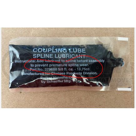 CHELSEA 379688 - coupling lube spline lubricant