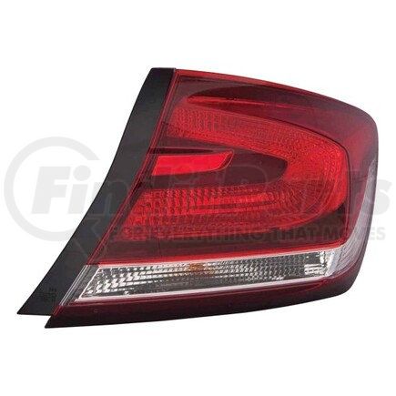 DEPO 317-19A7R-AC Tail Light, Assembly, with Bulb