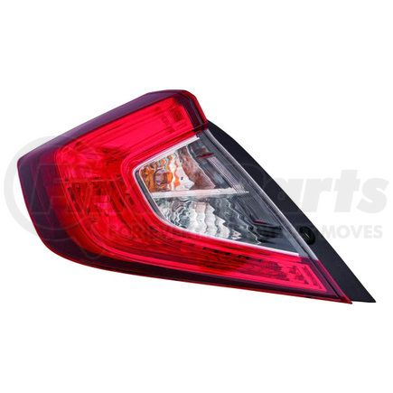 DEPO 317-19AEL-AS Tail Light, Assembly, with Bulb