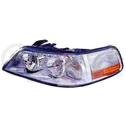 DEPO 331-1187L-ASH Headlight, Assembly, with Bulb