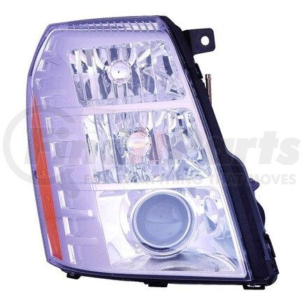 DEPO 332-11B3R-ACHN Headlight, RH, Chrome Housing, Clear Lens, with Projector, 2nd Design, with HID Bulb and Ballast, CAPA Certified