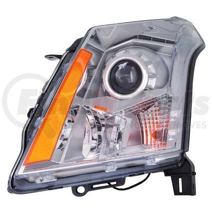 DEPO 332-11C1R-AC Headlight, RH, Chrome Housing, Clear Lens, with Projector, CAPA Certified