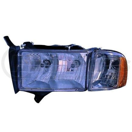 DEPO 334-1102L-USC Headlight, Lens and Housing, without Bulb