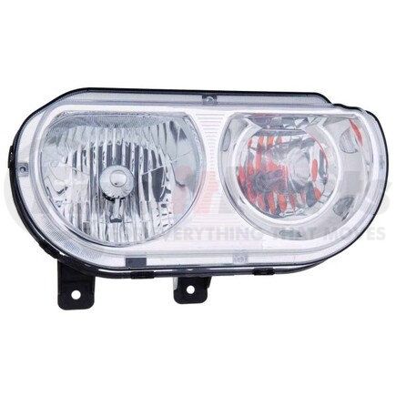 DEPO 334-1133R-AC Headlight, RH, Chrome Housing, Clear Lens, CAPA Certified