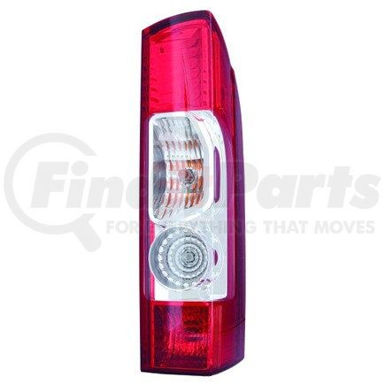 DEPO 334-1931R-AC Tail Light, RH, Chrome Housing, Red/Clear Lens, Remanufactured