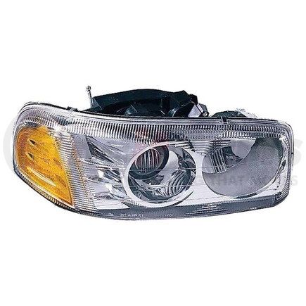 DEPO 335-1114R-AS Headlight, RH, Chrome Housing, Clear Lens, with Projector