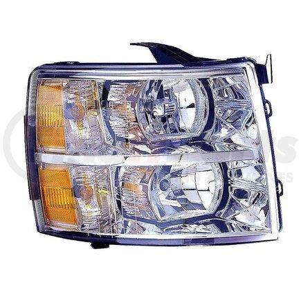 DEPO 335-1145R-AC Headlight, RH, Chrome Housing, Clear Lens, CAPA Certified