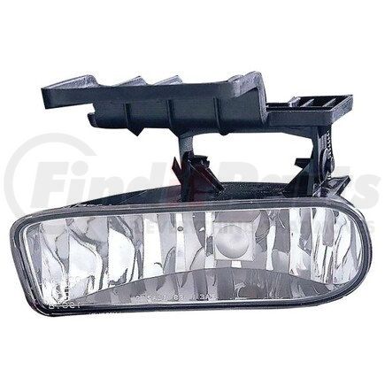 DEPO 335-2001R-AS Fog Light, RH, Chrome Housing, Clear Lens