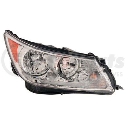 DEPO 336-1121R-AC Headlight, RH, Chrome Housing, Clear Lens, CAPA Certified