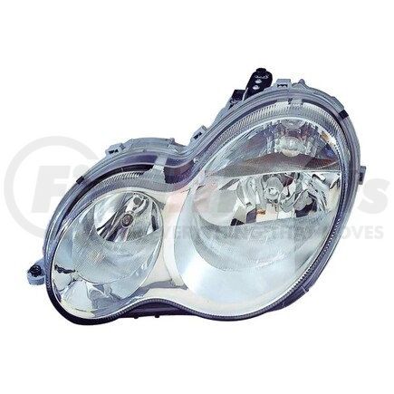 DEPO 340-1121R-AS Headlight, RH, Chrome Housing, Clear Lens
