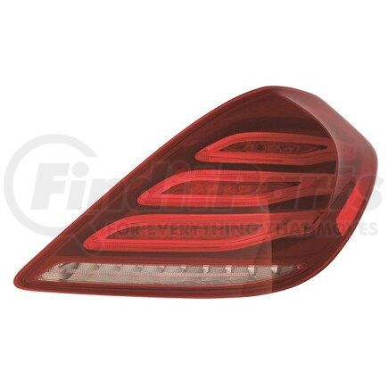 DEPO 340-1917R-AS Tail Light, RH, Black Housing, Red/Clear Lens, Fiber Optic, LED