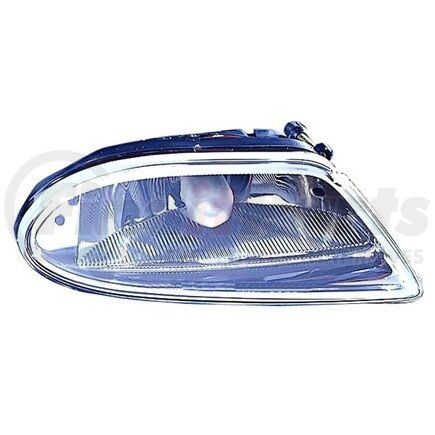 DEPO 340-2001R-AQ Fog Light, RH, Chrome Housing, Clear Lens