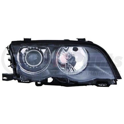 DEPO 344-1103LMASHM2 Headlight, LH, Black Housing, Clear Lens, with Projector and Black Trim, without Controller and Bulbs