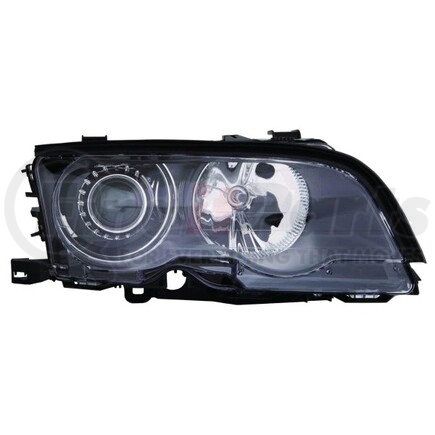 DEPO 344-1105RMASHM2 Headlight, RH, Black Housing, Clear Lens, with Projector, with Black Trim