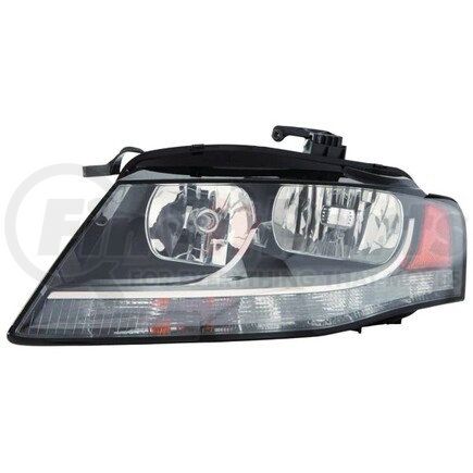 DEPO 346-1114L-AS2 Headlight, LH, Black Housing, Clear Lens, LED