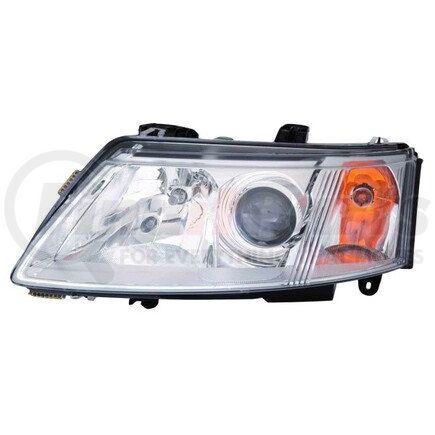 DEPO 372-1102L-AS Headlight, LH, Chrome Housing, Clear Lens, with Projector