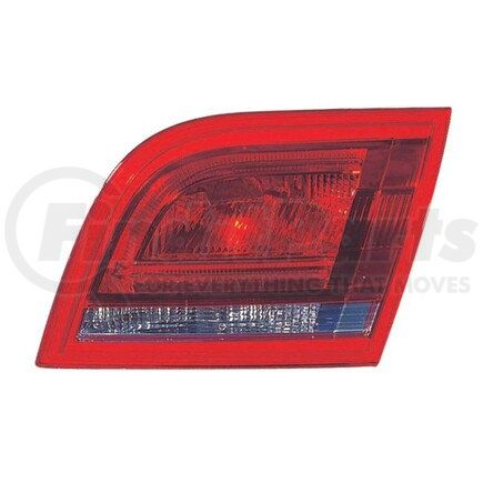 DEPO 446-1310R-UQ Tail Light, RH, Inner, Chrome Housing, Red/Clear Lens, Fiber Optic, LED